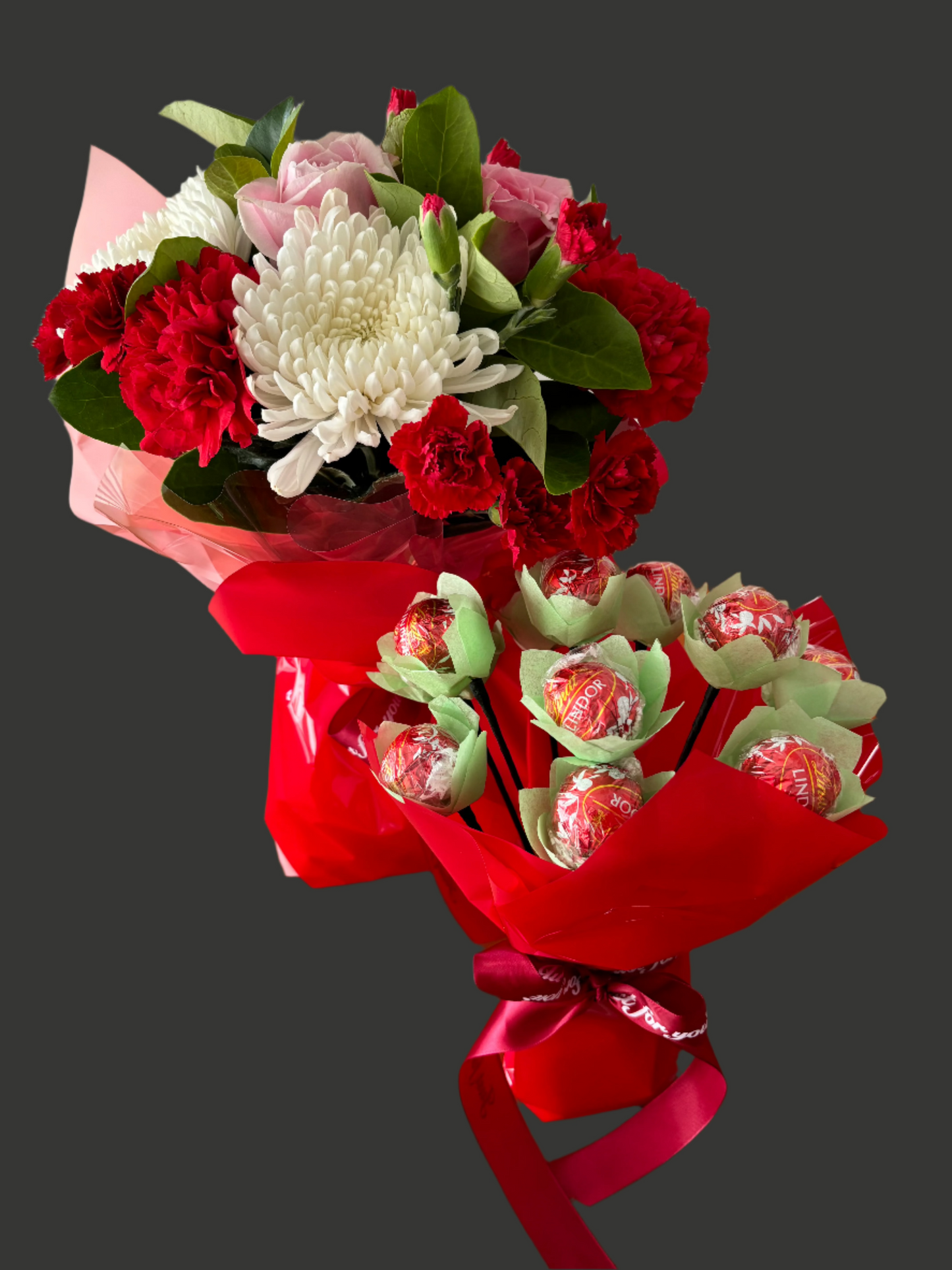 Small Lindt chocolate bouquet