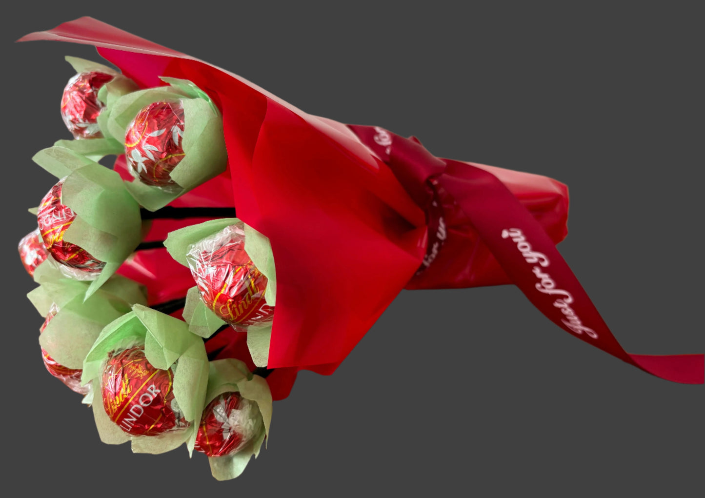 Small Lindt chocolate bouquet