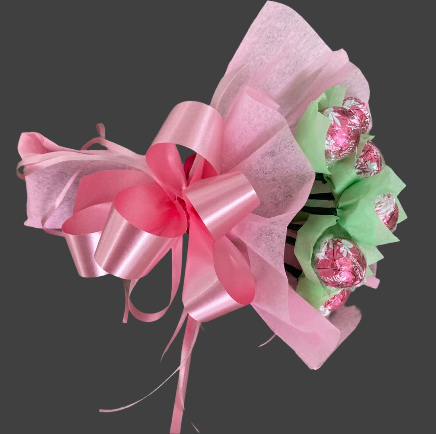 Small Lindt chocolate bouquet