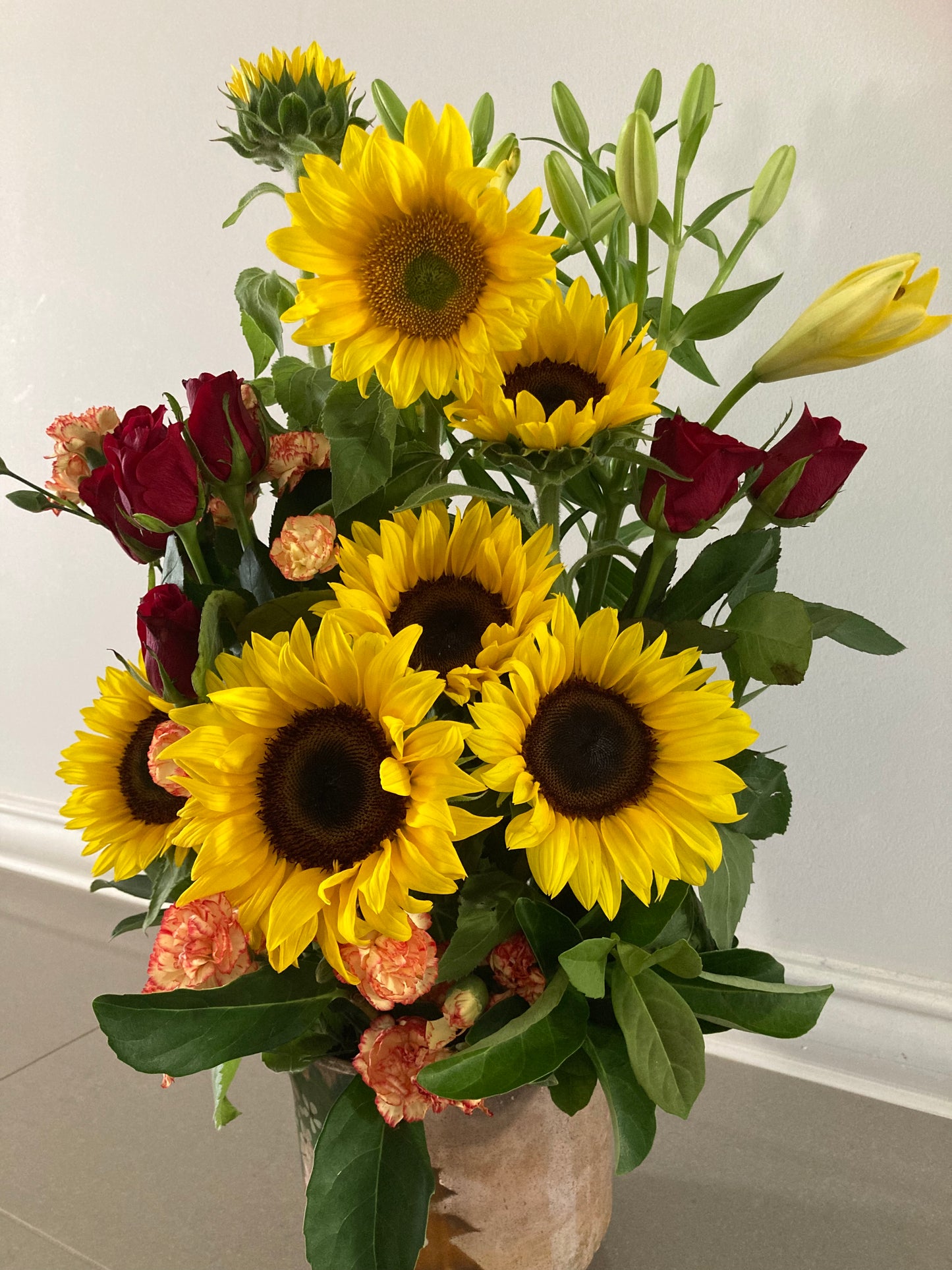 Sun Flower arrangement