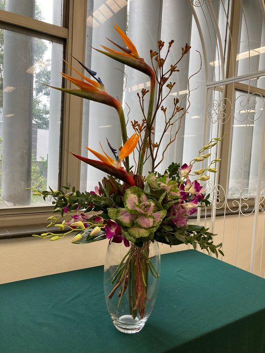 Fresh flower arrangement